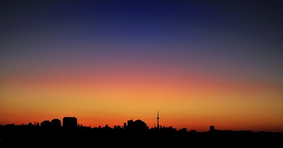 Skyline from my balcony @ 6 am