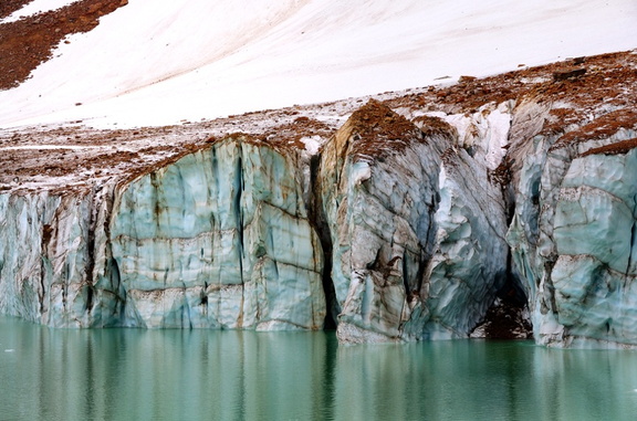 Mt. Edith Cavel glacier
